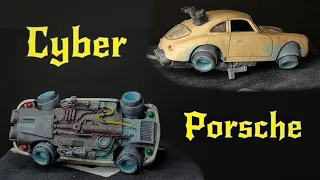 I made a Cyberpunk flying Porsche from a Hot Wheels car!