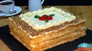 TARTA IMPERIO. ¡Milhojas de hojaldre con crema que es una delicia total! Loli Domínguez - Recetas