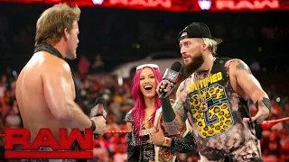 Sasha Banks and Enzo Amore are confronted by a couple of "haters": Raw, Aug. 1, 2016