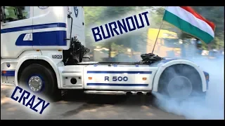 LOUD Scania R500 V8 BURNOUT 2015