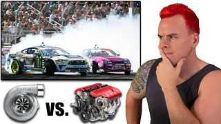 Pro Drifter Reacts to Turbo vs. V8 Engines