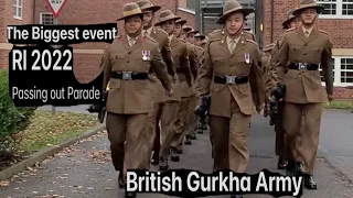 British Gurkhas RI 2022, Passing out Parade portrait Video, The Greatest achievement. British Army