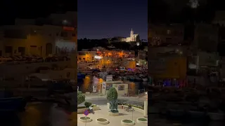 Night Ferry Ride from Gozo to Malta 🇲🇹| #malta #ferry #ferryride #boat #shorts #short