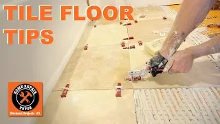 How to Tile a Bathroom Floor...Travertine Tile Over DITRA (Step-by-Step)