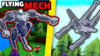(FLYING MECH) Roblox FUNNY MOMENTS | Build a Boat for Treasure