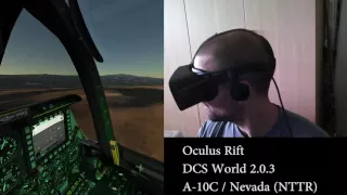 DCS World - A-10C - Oculus Rift - Random footage