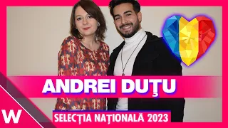 🇷🇴 Andrei Duţu - "Statues" | Romania Selecția Naționala 2023 INTERVIEW