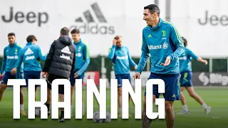 DI MARIA, PAREDES, CHIESA AND THE TEAM AT TRAINING BEFORE VERONA 🆚 JUVENTUS ⚽️💪