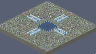 SimCity 3000 Unlimited - Orthaware City Tour [with buildings placed individually]