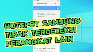 Solusi Hotspot Seluler Hp Samsung tidak Terdeteksi Di Hp Lain - Samsung Mobile Hotspot Not Detected