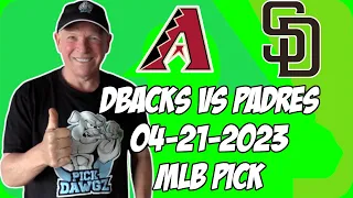 Arizona Diamondbacks vs San Diego Padres 4/21/23 MLB Free Pick | MLB Betting Tips