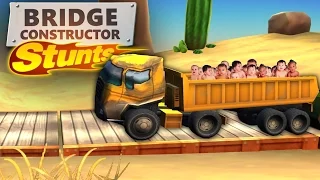 Bridge Constructor Stunts - THE BABY TRUCK - Bridge Constructor Stunts Gameplay