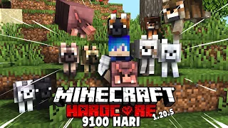 Mencari Semua Varian WOLF & ARMADILLO di Minecraft Hardcore 1.20.5