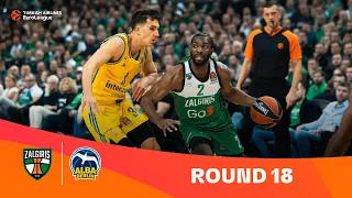 Zalgiris Kaunas-ALBA Berlin | Round 18 Highlights | 2023-24 Turkish Airlines EuroLeague