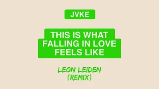 JVKE - this is what falling in love feels like (Leon Leiden Remix) Official Lyric Video