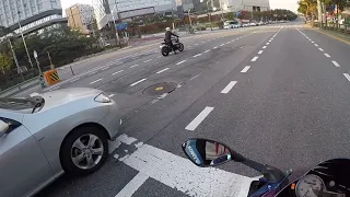 Casual ride on a BMW S1000RR Seoul South Korea October 2021