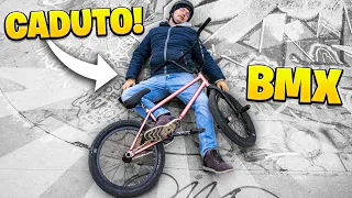 MIO PAPÀ CADE dalla BMX DURANTE il VIDEO! *NON DOVEVA FARLO*