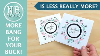 MORE BANG for YOUR BUCK! Using Circle Dies to Create a Floral Wreath [2024/123]