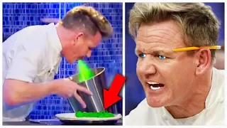 10 Times Gordon Ramsay SPITS OUT FOOD (Hell's Kitchen)