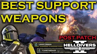 THE NEW BEST SUPPORT WEAPONS IN HELLDIVERS 2 AFTER PATCH