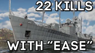 22 KILLS WITH “EASE” - SKR-7 USSR Frigate