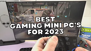 Best Gaming Mini PC 2023 with UM690 NUCXi5 NUCXi7 GTR6 SEI 12 SER6 PRO from Minisforum &  Beelink