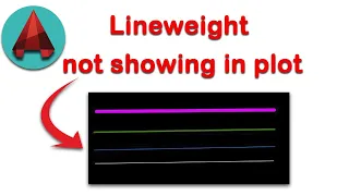 Line weight not showing in plotting preview in AutoCAD 2022
