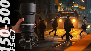 Tamron 150-500mm - Low Light Street Photography