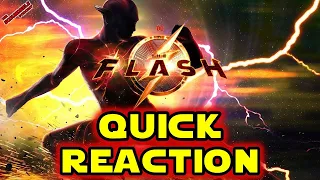 The Flash | OFFICIAL TEASER TRAILER REACTION!