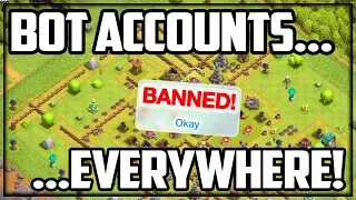 I FOUND The BOTS to be BANNED in Clash of Clans (I Think)!