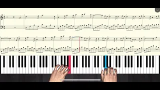 The moon represents my heart | piano tutorial | 月亮代表我的心 | 钢琴教学 | (50% speed)