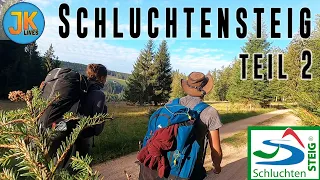 Schluchtensteig (Teil 2) I  Wutach Schlucht bis St. Blasien I Tag 3 + 4 I biwaken I JK lives