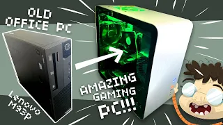 Turn An Old Office PC Into A GAMING BEAST! (Lenovo M93p case swap into Golden Field 21+)