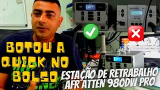 ESTAÇÃO DE RETRABALHO AFR ATTEN 980DW PRO - A MELHOR QUE VOCE JÁ VIU!