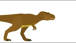 Tyrannosaurus Rex VS Daspletosaurus (Stick Nodes)