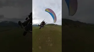 Летаем на паралёте в горах Иссык-Куля