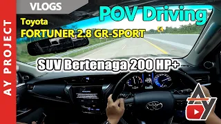 POV Driving Fortuner 2.8 GR-Sport  | AY Project | Indonesia