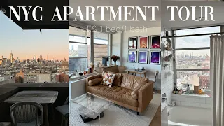 NEW YORK CITY APARTMENT TOUR! lower east side 1 bed/1 bath in NYC *living alone*