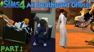 The Sims 4 All Deaths and Ghost PART 1 (Base Game)