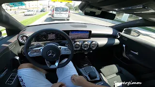 2021 Mercedes CLA 200 AMG Line (163 hp) - Part 2 Test drive POV by Supergimm