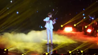 Zhang Hao of ZEROBASEONE (제로베이스원) - 'Rewrite The Stars' violin solo - Music Bank in Antwerp 20240420