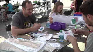 Mizzou Hoops helps out at Children's Miracle Network Street Fair