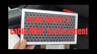 2021 Tesla Model 3 Cabin Air Filter Replacement