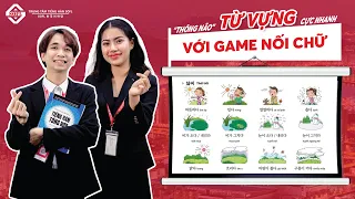 [TIPS] Học Từ Vựng Tiếng Hàn "Siêu Nhanh" Qua Game NỐI CHỮ