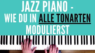 Wie Du in ALLE Tonarten modulierst (die 'Super-Technik' für Jazz Pianisten)