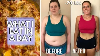 WHAT I EAT IN A DAY FOR SUSTAINABLE WEIGHT LOSS | WW(WeightWatchers) Points | Taco Pizza Bake