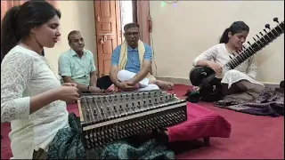 SANSKRATI - PRAKRATI WAHANE       sitar-santoor -- jugalbandi ( raag - lalit )