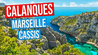 CALANQUES of MARSEILLE and CASSIS, FRANCE (Boat tour of 9 creeks  in 4K)
