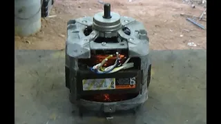 Scrapping out a Washing Machine Motor for Copper and Aluminum