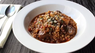 Beef and Barley Stew Recipe - How to Make Stewed Beef Shank with Barley